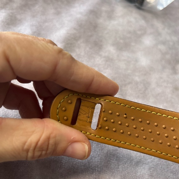 Authentic Louis Vuitton Vanchetta Leather Strap Pad Shoulder Replacement z64 - Picture 5 of 8